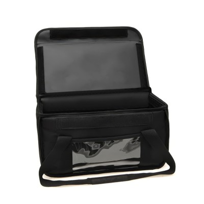 Ισοθερμική Τσάντα Μεταφοράς 6 Θέσεων χωρίς Βάση 34x23x20cm Μαύρη GTSA 80-3423