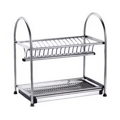 Πιατοθήκη και Ποτηροθήκη Μεταλλική Πάγκου με Αποσπώμενο Δίσκο Αποστράγγισης 46x45x27cm 14H05173T