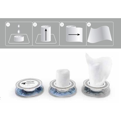 Αρωματικά Μαντηλάκια σε Ταμπλέτες Για Ταβέρνες- Εστιατόρια "Καλή όρεξη" Διάσταση Ταμπλέτας 4.4x1.5cm Push n' Fin συσκευασία 50 Τεμαχίων