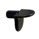 Στήριγμα ραφιού Φ5 Μεταλλικό Μαύρο  Permo Τιμή Τεμαχίου