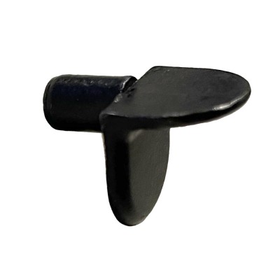 Στήριγμα ραφιού Φ5 Μεταλλικό Μαύρο  Permo Τιμή Τεμαχίου