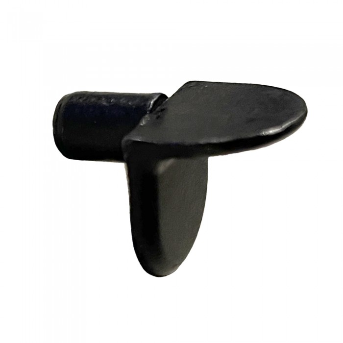 Στήριγμα ραφιού Φ5 Μεταλλικό Μαύρο  Permo Τιμή Τεμαχίου