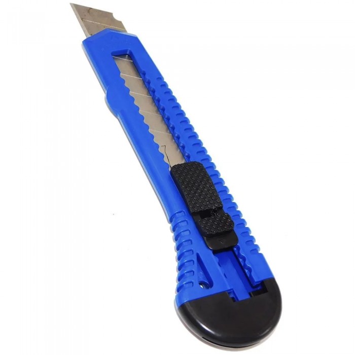 Κοπίδι Φαλτσέτα - Μαχαίρι Μουσαμάδων Κίνας απλό με Πλαστικό Σώμα και Πλάτος Λάμας 18mm Inter 758542