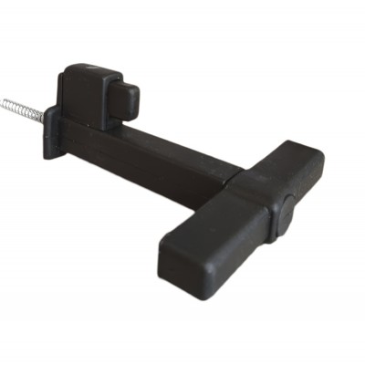 Ανεμοστήριγμα Πατζουριού Πλαστικό Μαύρο με στριφώνι μήκους 6cm 00100