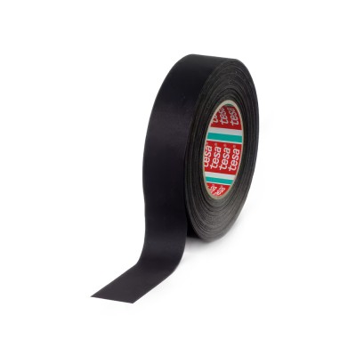 Αυτοκόλλητη Υφασμάτινη Ταινία Ταξινόμησης Καλωδίων 19mm x 25m Μαύρη Tesa 51025-00002-10