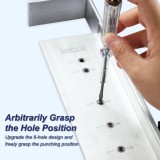 Οδηγός Διάτρησης Πόμολου από Ανοξείδωτο Ατσάλι για Πόμολα με κέντρα από 64mm έως 192mm