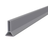 Ταινία Στεγανοποίησης Ντους Εύκαμπτη Σιλικόνης Αυτοκόλλητη για το Μπάνιο Γκρι (Πώληση ανά Μέτρο)