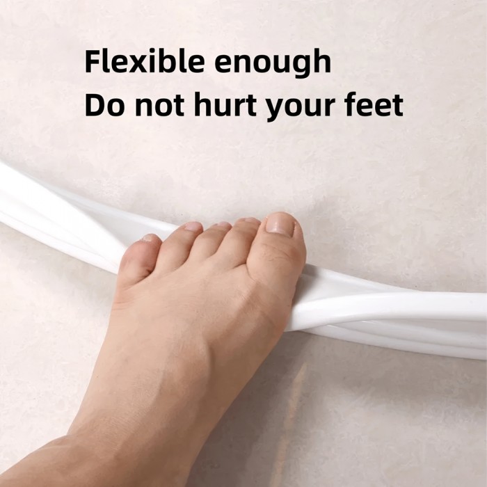 Ταινία Στεγανοποίησης Ντους Εύκαμπτη Σιλικόνης Αυτοκόλλητη για το Μπάνιο Γκρι (Πώληση ανά Μέτρο)