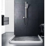 Ταινία Στεγανοποίησης Ντους Εύκαμπτη Σιλικόνης Αυτοκόλλητη για το Μπάνιο Γκρι (Πώληση ανά Μέτρο)