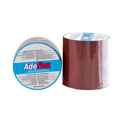 Αυτοκόλλητη Ασφαλτική Ταινία Στεγανοποίησης Αλουμινίου 15cm x 10m Κεραμιδί Macon Adeflex 18073