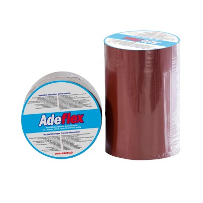 Αυτοκόλλητη Ασφαλτική Ταινία Στεγανοποίησης Αλουμινίου 20cm x 10m Κεραμιδί Macon Adeflex 18061