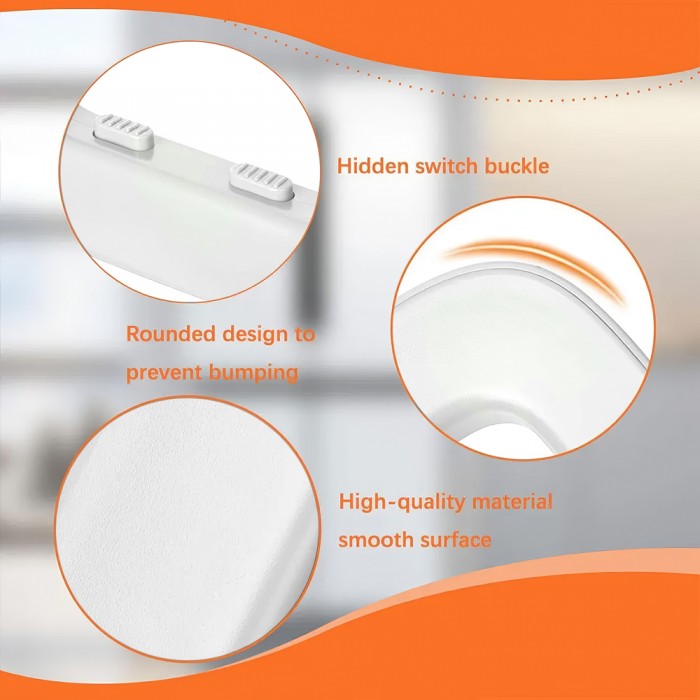 Πλαστική Κλειδαριά Ασφαλείας για Πόρτες Ψυγείου για Παιδιά Λευκό