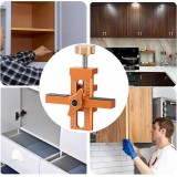 Οδηγός Τοποθέτησης Πόρτας Ντουλαπιού από Κράμα Αλουμινίου 110x108x30mm