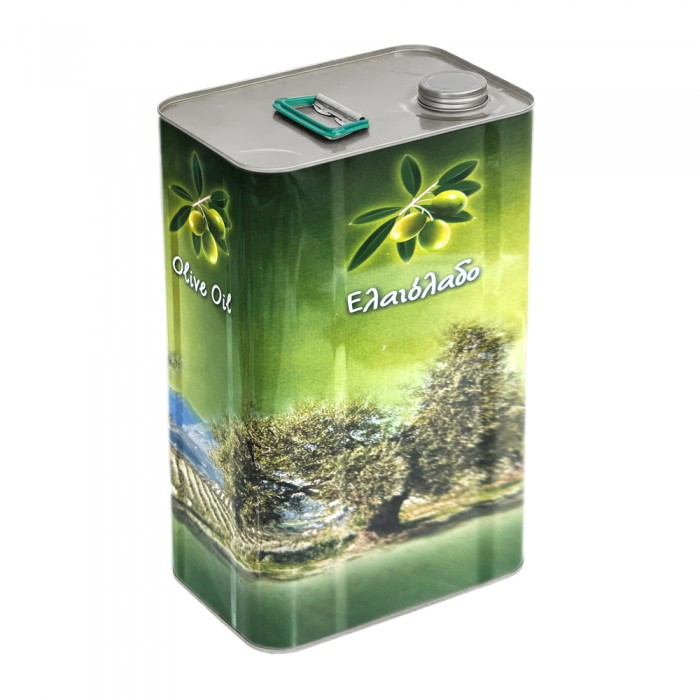 Δοχείο λαδιού - Τενεκές από Λευκοσίδηρο 10lt Διαστάσεων 230x150x325mm