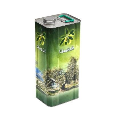 Δοχείο λαδιού - Τενεκές από Λευκοσίδηρο 5lt Διαστάσεων 120x150x325mm