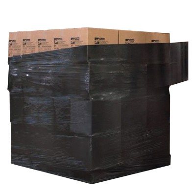 Φιλμ Περιτύλιξης Χειρός Stretch Film Γενικής Χρήσης Μαύρο σε Ρολό Πάχους 23mic Πλάτος 50cm και Μήκος 124m