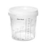 Δοχείο Ανάμιξης Χρωμάτων με Διαγράμμιση 1400ml Διάφανο FinoPack FP-1560