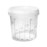 Δοχείο Ανάμιξης Χρωμάτων με Διαγράμμιση 1400ml Διάφανο FinoPack FP-1560