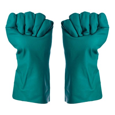 Γάντια Νιτριλίου Για Χημικά L-09 Πράσινα Overtech 01.00058/L