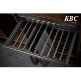 Παντελονοθήκη συρόμενη 90cm Ανθρακί KBC Luno KBC-LN-0190