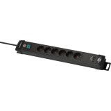Πολύπριζο 6 θέσεων με 2 θύρες USB C PD 65W και USB A 18W και Καλώδιο 3m Brennenstuhl Premium-Line 1951160613
