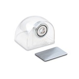 Αυτοκόλλητο Στόπερ Πόρτας με Μαγνήτη 26x52x38mm Διάφανο Inofix 2094-0
