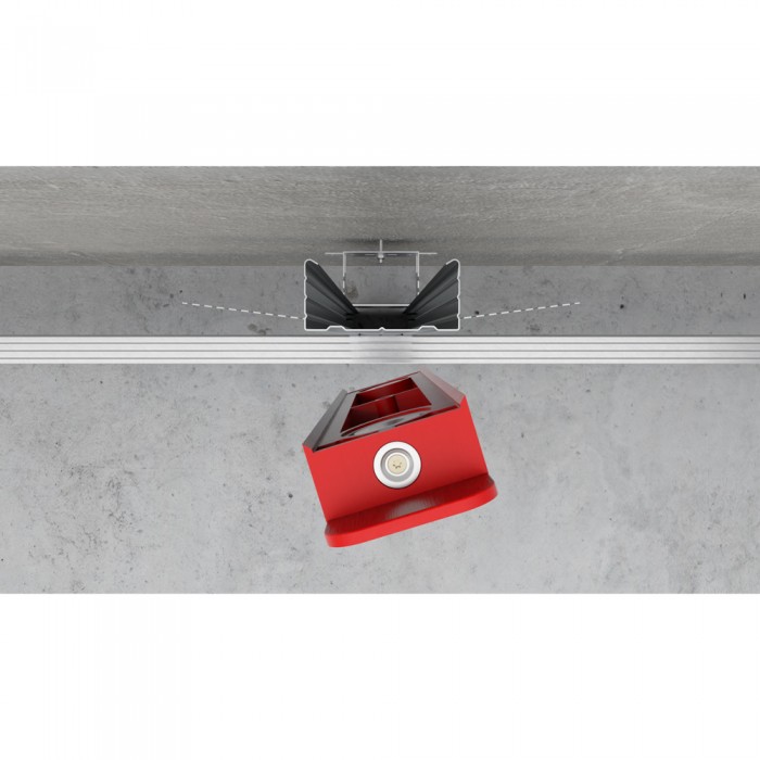 Αποστάτης Τοποθέτησης Γυψοσανίδας με Μαγνήτη 40cm SPECIALIST+ SPACER 29/1-501 Κόκκινο