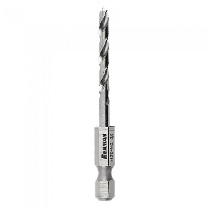 Τρυπάνι Ξύλου με Εξάγωνο Στέλεχος 1/4" 3mm x 81mm BENMAN 72113