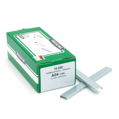 Δίχαλα Καρφωτικού (Συνδετήρες) γαλβανιζέ τύπου A 4mm Prebena A04CNK 1κουτί με 10000τεμ