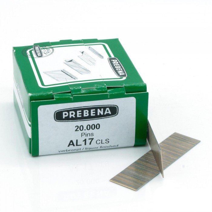 Καρφί Βελονάκι Καρφωτικού Χωρίς Κεφάλι τύπου AL 17mm Prebena AL17CLS 1κουτί με 20000τεμ