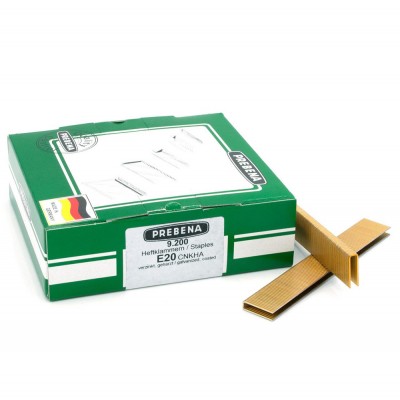 Δίχαλα Καρφωτικού (Συνδετήρες) γαλβανιζέ τύπου E 20mm PREBENA E20CNKHA 1 κουτί με 9200τεμ