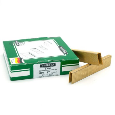 Δίχαλα Καρφωτικού (Συνδετήρες) γαλβανιζέ τύπου H 25mm PREBENA H25CNKHA 1 κουτί με 3100τεμ