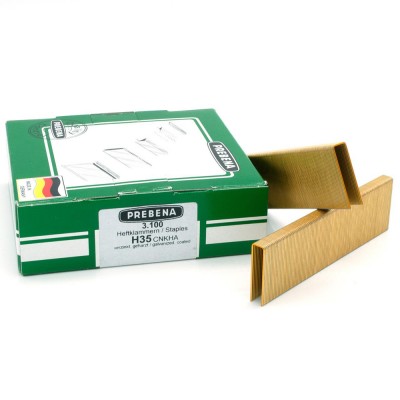 Δίχαλα Καρφωτικού (Συνδετήρες) γαλβανιζέ τύπου H 35mm PREBENA H35CNKHA 1 κουτί με 3100τεμ