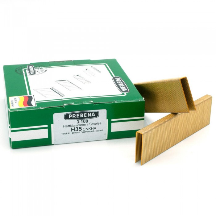 Δίχαλα Καρφωτικού (Συνδετήρες) γαλβανιζέ τύπου H 35mm PREBENA H35CNKHA 1 κουτί με 3100τεμ