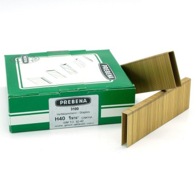 Δίχαλα Καρφωτικού (Συνδετήρες) γαλβανιζέ τύπου H 40mm PREBENA H40CNKHA 1 κουτί με 3100τεμ