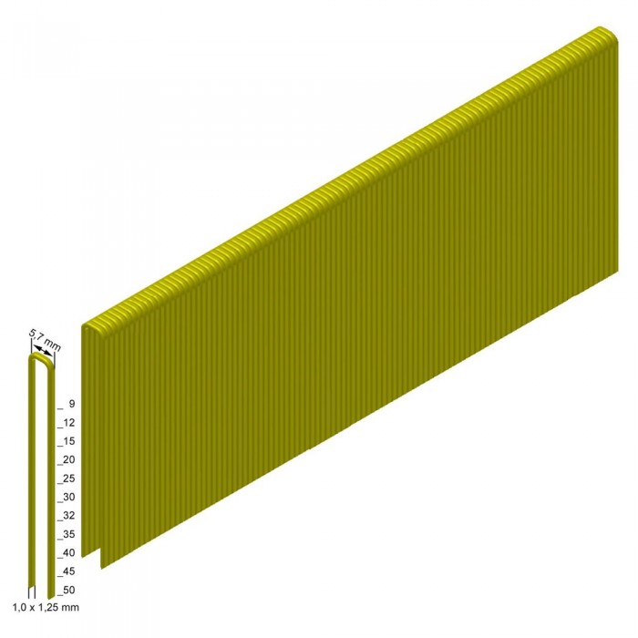 Δίχαλα Καρφωτικού (Συνδετήρες) γαλβανιζέ τύπου E 25mm PREBENA E25CNKHA 1 κουτί με 4600τεμ