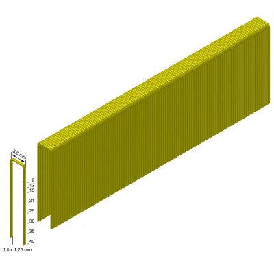 Δίχαλα Καρφωτικού (Συνδετήρες) γαλβανιζέ τύπου H 25mm PREBENA H25CNKHA 1 κουτί με 3100τεμ