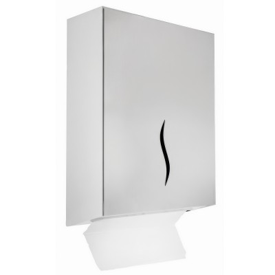 Θήκη Χάρτινης Χαρτοπετσέτας 400 Τεμαχίων Tύπος Ζ Χρωμέ Interflex 187051