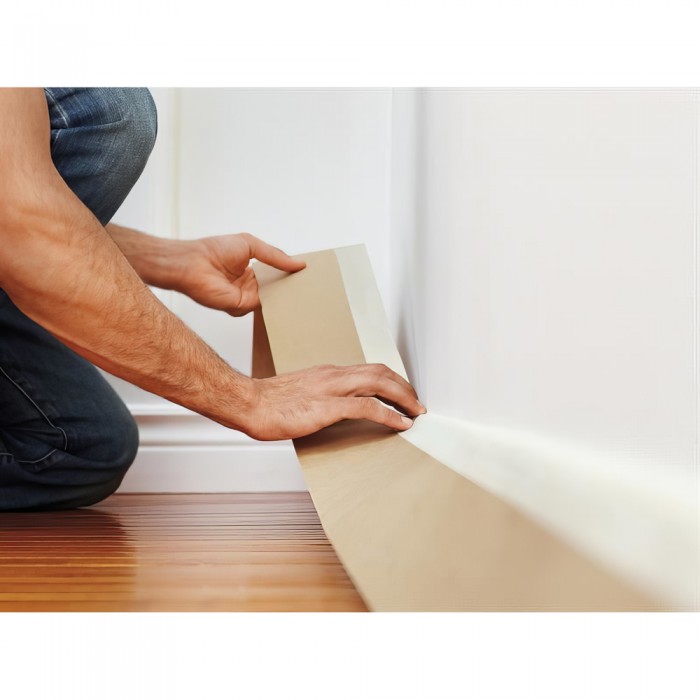 Χαρτί Κάλυψης Kraft με Αυτοκόλλητη Ταινία σε Ρολό 18cm x 20m Finomask PFF-18020