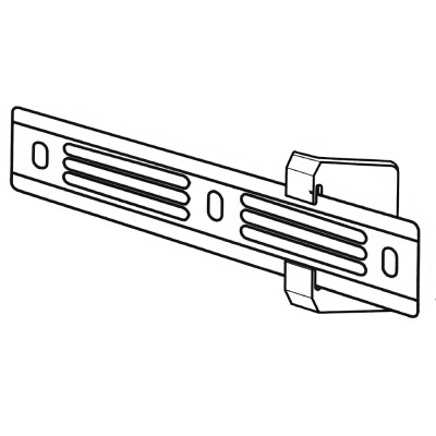 Γλύστρα ψυγείου Πλαστική Λευκή για  ίσια ψυγεία Ενισχυμένη Altfet