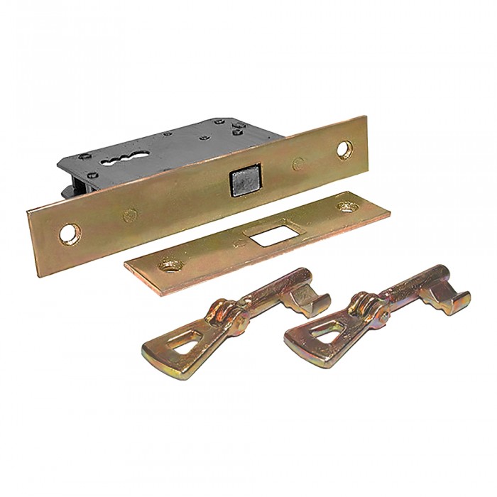 Κλειδαριά Συρόμενης Πόρτας Παπαγαλάκι 40mm Halz Νο 700 σε χρώμα Ιριδίου