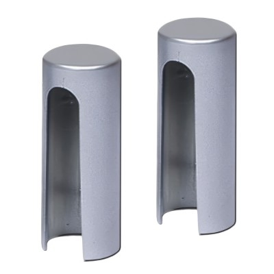 Διακοσμητικό Καπάκι για Μεντεσέ πόρτας AGB 3D Ασημί 2 Τεμάχια