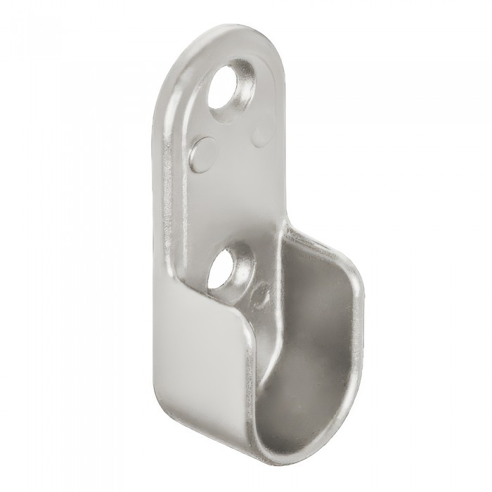 Στήριγμα για Σωλήνα Ντουλάπας Οβάλ Νίκελ 32mm