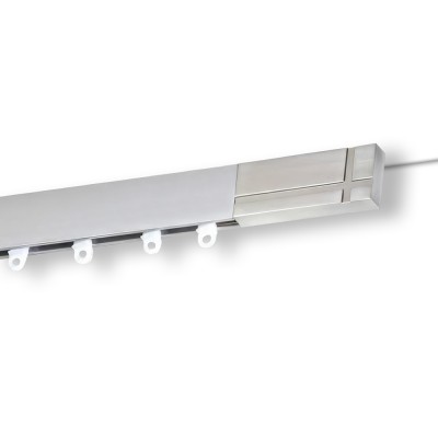 Μεταλλικός Σιδηρόδρομος Οροφής μονός Anartisi Aluminium Rail Collection CHICAGO σε χρώμα INOX POLISHED (ΙΝΟΞ ΓΥΑΛΙΣΤΕΡΟ)