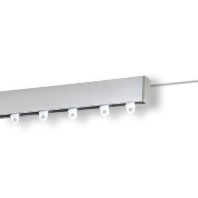 Μεταλλικός Σιδηρόδρομος Οροφής μονός Anartisi Aluminium Rail Collection EAGLE σε χρώμα INOX POLISHED (ΙΝΟΞ ΓΥΑΛΙΣΤΕΡΟ)