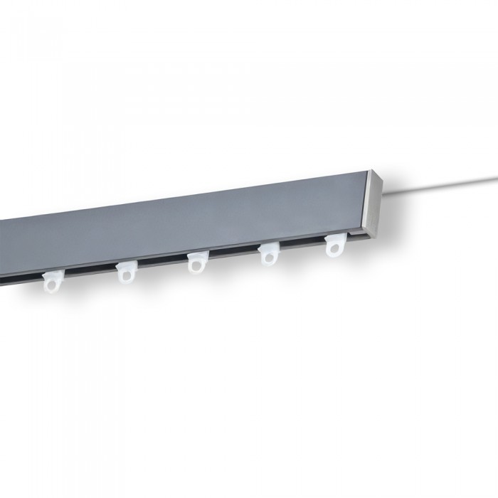 Μεταλλικός Σιδηρόδρομος Οροφής μονός Anartisi Aluminium Rail Collection EAGLE σε χρώμα ΝΙΚΕΛ / MY 07 (NICKEL / MY 07)