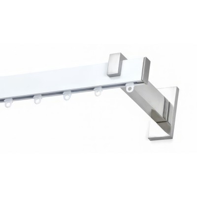 Μεταλλικός Σιδηρόδρομος Τοίχου μονός Anartisi Aluminium Rail Collection EAGLE σε χρώμα ΝΙΚΕΛ / MY 01 (NICKEL / MY 01)