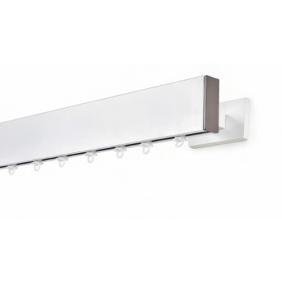 Μεταλλικός Σιδηρόδρομος Τοίχου μονός Anartisi Aluminium Rail Collection LAMA σε χρώμα MY 01/ MY 37