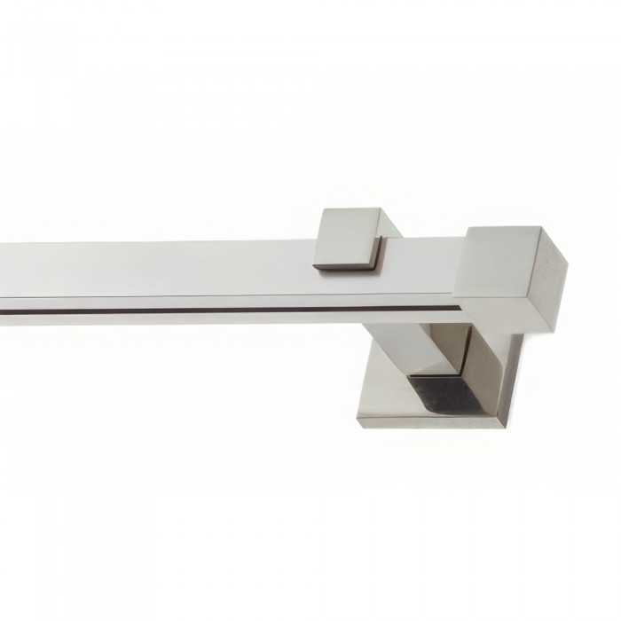 Μεταλλικός Σιδηρόδρομος Τοίχου μονός Anartisi Aluminium Rail Collection MADISON T20 σε χρώμα INOX POLISHED (ΙΝΟΞ ΓΥΑΛΙΣΤΕΡΟ)