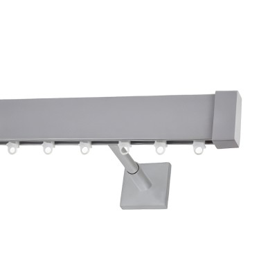 Μεταλλικός Σιδηρόδρομος Τοίχου μονός Anartisi Aluminium Rail Collection IDEAL σε χρώμα MY 06 με Σύστημα WAVE 6 cm